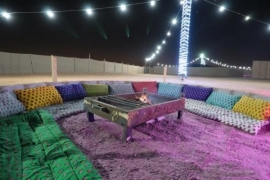 جلسة خارجية جميلة