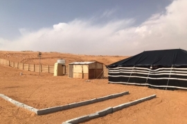 مخيم شتوي جميل