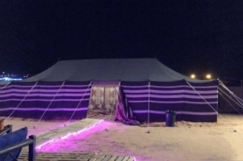 مخيم شتوي جميل 