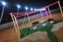 جلسة خارجية مزروعة 