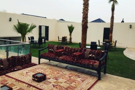 شاليهات الرمال - جلسة خارجية