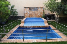 تصميم مسبح وشلال - لانتانا