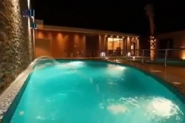 شاليهات الرياض - مسبح فخم بالشاليه - لانتانا