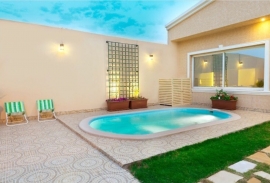 افخم شاليهات الرياض شاليه جلنار - صورة المسبح