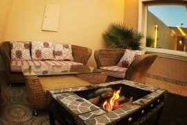 جلسة شتويه - شاليهات الرياض