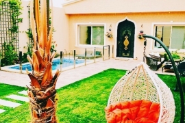 جلسات خارجية ومسطحات خضراء