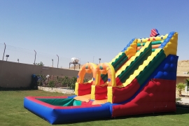 زحليقة مائية كبيرة , العاب هوائية - زحاليق