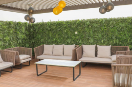 الجلسة الخارجية للشاليه