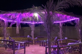 جلسة عريش في مخيم الثمامة