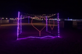 اضاءة  مخيم لؤلؤة الثمامة