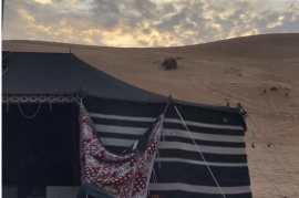 اجواء شتوية جميلة في مخيم الصايرة