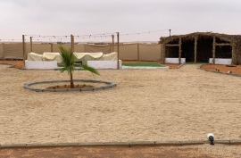 مخيم شتوي جميل