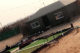 مخيم شتوي جميل