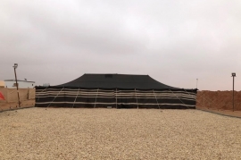 مخيم في الرياض حي العاذرية